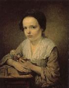 A Girl with a Doll, Jean-Baptiste Greuze